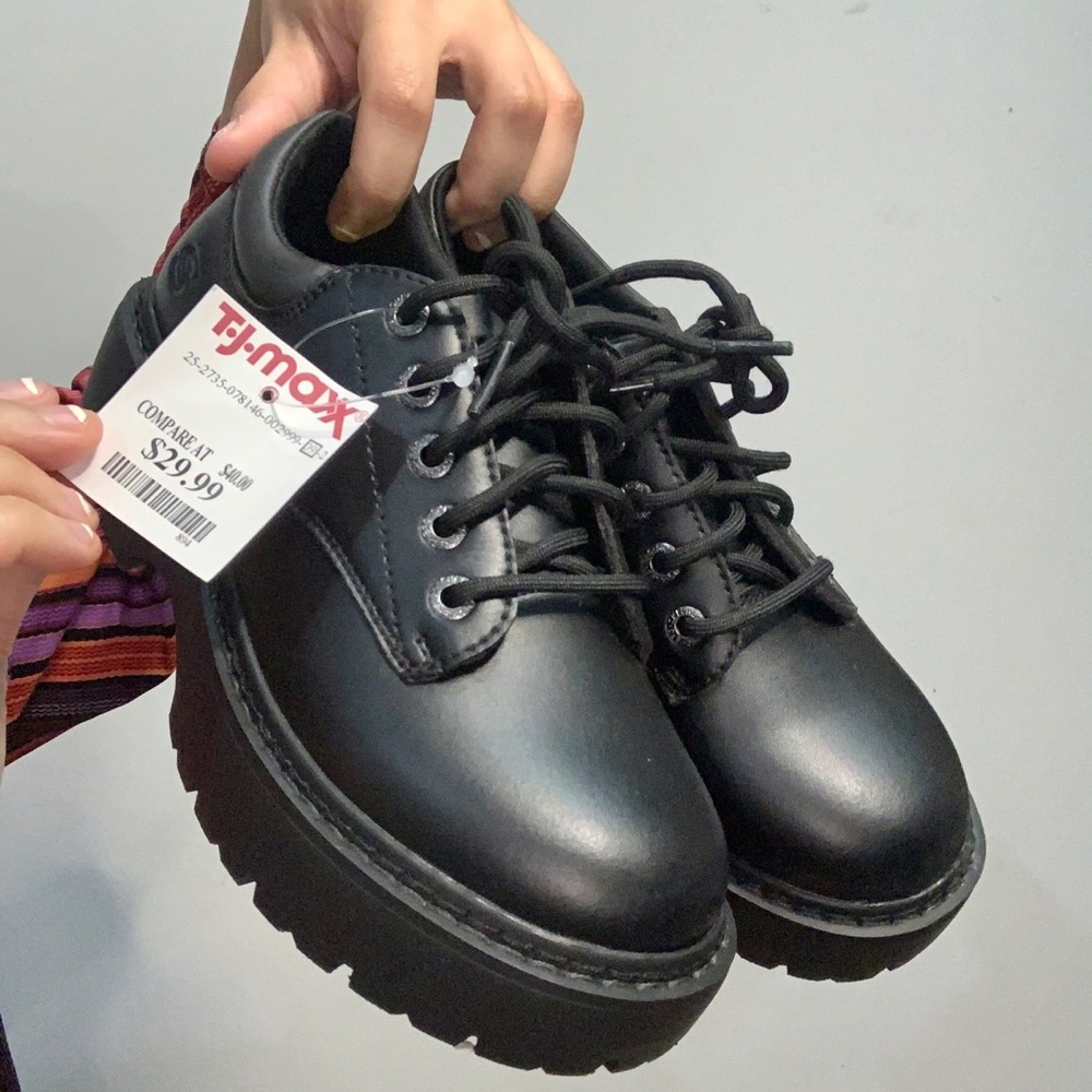 Brand New Skechers Chunky Black Shoes Size 5